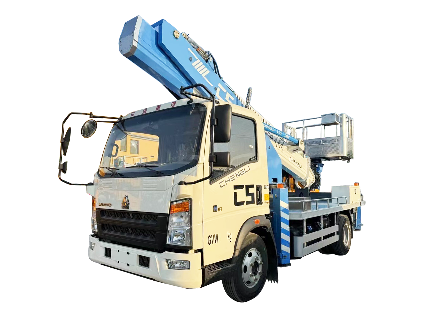 Aerial platform truck